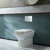 Sanitario WC Moderno a Parete con Sedile a Chiusura Ammortizzata - Bianco