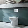 Sanitario WC Moderno a Parete con Sedile a Chiusura Ammortizzata - Bianco