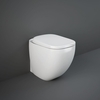 Sanitario WC Moderno a Parete con Sedile Ammortizzato - Bianco Lucido - Hudson Reed x RAK illusion