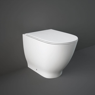 Sanitario WC Moderno
Monoblocco con Sedile
Ammortizzato - Bianco Lucido -
Hudson Reed x RAK Moon