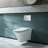 Sanitario WC Moderno Sospeso con Sedile a Chiusura Ammortizzata - Bianco