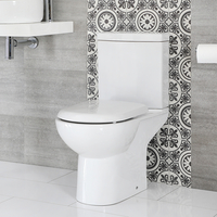 Sanitario WC Monoblocco Rotondo con Copriwater Soft-Close - Ashbury