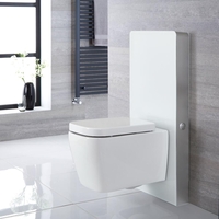 Sanitario WC Sospeso con Kit di Fissaggio Bianco 500mm - Saru