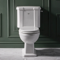 Sanitario WC Tradizionale con Cassetta e Sedile con Chiusura Ammortizzata