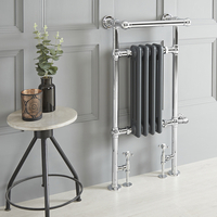 Scaldalviette Misto Antracite Elizabeth - 930 x 450mm - Scelta di Termostati & Copri Cavo