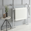 Scaldalviette Misto Bianco Elizabeth - 930 x 790mm - Scelta di Termostati & Copri Cavo