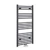 Scaldasalviette Antracite con Attacco Centrale - Termoarredo Bagno - 1188 x 600mm - 728 Watt - Neva