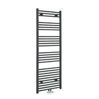 Scaldasalviette Antracite con Attacco Centrale - Termoarredo Bagno - 1600 x 500mm - 851 Watt - Neva