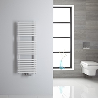 Scaldasalviette Bianco con Attacco Centrale - 1065 x 400mm - 333 Watt - Magera
