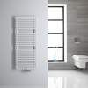 Scaldasalviette Bianco con Attacco Centrale - 1215 x 500mm - 362 Watt - Magera