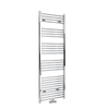 Scaldasalviette Cromato con Attacco Centrale - Termoarredo Bagno - 1600 x 500mm - 585 Watt - Neva