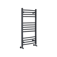 Scaldasalviette Curvo Antracite - Termoarredo Bagno - 1000 x 500mm - 486 Watt - Artle
