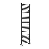 Scaldasalviette Curvo Antracite - Termoarredo Bagno - 1800 x 500mm - 921 Watt - Artle