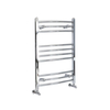 Scaldasalviette Curvo Cromato - Termoarredo Bagno - 800 x 500mm - 252 Watt - Kent