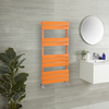 Scaldasalviette di Design - 1000mm x 600mm - Arancione (Sunset Orange) - Lustro