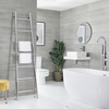 Scaldasalviette di Design - Stile Scaletta - 1800 x 500mm - Cromato - Indus