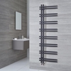 Scaldasalviette di Design - Termoarredo Bagno Antracite - 1600 x 500mm - 779 Watt - Tika