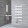 Scaldasalviette di Design - Termoarredo Bagno Bianco - 1200 x 500mm - 584 Watt - Tika