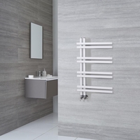 Scaldasalviette di Design - Termoarredo Bagno Bianco - 800 x 500mm - 389 Watt - Tika