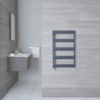 Scaldasalviette di Design a Scaletta - Termoarredo Bagno Antracite - 790 x 500mm - 379 Watt - Gradus