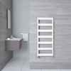 Scaldasalviette di Design a Scaletta - Termoarredo Bagno Bianco - 1190 x 500mm - 531 Watt - Gradus