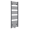 Scaldasalviette di Design Antracite - Termoarredo Bagno con Attacco Centrale - 1785 x 600mm - 1116W - Neva