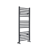 Scaldasalviette di Design Antracite - Termoarredo Bagno Curvo - 1200 x 500mm - 594W - Artle