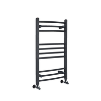 Scaldasalviette di Design Antracite - Termoarredo Bagno Curvo - 800 x 500mm - 372W - Artle