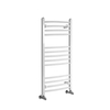 Scaldasalviette di Design Bianco - Termoarredo Bagno Curvo - 1000 x 500mm - 486W - Ive