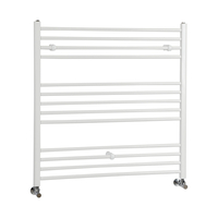 Scaldasalviette di Design Bianco - Termoarredo Bagno Piatto - 1000 x 1000mm - 841W - Ive