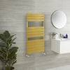 Scaldasalviette di Design con Pannelli Piatti - Oro Metallico - Lustro