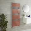 Scaldasalviette di Design con Pannelli Piatti - Rame Metallico - Lustro