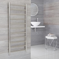 Scaldasalviette di Design Cromato - 800mm x 500mm