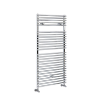 Scaldasalviette di Design Cromato - Termoarredo Bagno - 1190 x 450mm - 504W - Arno