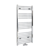 Scaldasalviette di Design Cromato - Termoarredo Bagno con Attacco Centrale - 1188 x 600mm - 502W - Neva