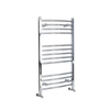 Scaldasalviette di Design Cromato - Termoarredo Bagno Curvo - 1000 x 600mm - 369W - Kent