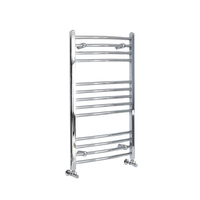 Scaldasalviette di Design Cromato - Termoarredo Bagno Curvo - 1000 x 600mm - 369W - Kent