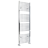 Scaldasalviette di Design Cromato - Termoarredo Bagno Curvo - 1800 x 600mm - 709W - Kent