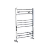Scaldasalviette di Design Cromato - Termoarredo Bagno Curvo - 800 x 600mm - 287W - Kent
