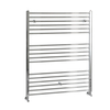 Scaldasalviette di Design Cromato - Termoarredo Bagno Piatto - 1200 x 1000mm - 692W - Kent