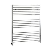 Scaldasalviette di Design Cromato - Termoarredo Bagno Piatto - 1200 x 1000mm - 692W - Kent