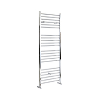 Scaldasalviette di Design Cromato - Termoarredo Bagno Piatto - 1600 x 400mm - 335W - Kent