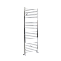 Scaldasalviette di Design Cromato - Termoarredo Bagno Piatto - 1600 x 500mm - 395W - Kent