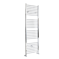 Scaldasalviette di Design Cromato - Termoarredo Bagno Piatto - 1800 x 400mm - 511W - Kent