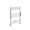 Scaldasalviette di Design Cromato - Termoarredo Bagno Piatto - 800 x 500mm - 252W - Kent
