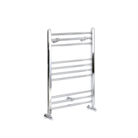 Scaldasalviette di Design Cromato - Termoarredo Bagno Piatto - 800 x 500mm - 252W - Kent
