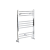 Scaldasalviette di Design Cromato - Termoarredo Bagno Piatto - 800 x 600mm - 287W - Kent