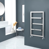 Scaldasalviette di Design Lucidato a Specchio - 880mm x 500mm - Eclipse
