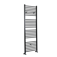 Scaldasalviette di Design Nero - Termoarredo Bagno Piatto - 1800 x 400mm - 775W - Nox