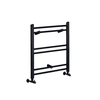Scaldasalviette di Design Nero - Termoarredo Bagno Piatto - 600 x 400mm - 149W - Nox